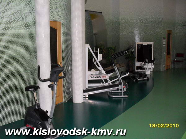 Спортзал в санатории Красные Камни в Кисловодске